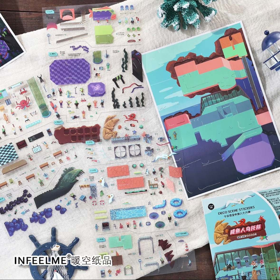 Infeel.me Store Series 68.0 Utopia for the Slacker-Minded - L - JoyJollyCrafts