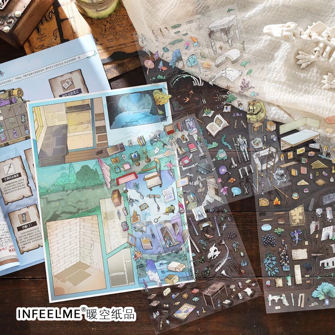 Infeel.me Vol. 40 Castle Heist Mystery of Another World - L - JoyJollyCrafts