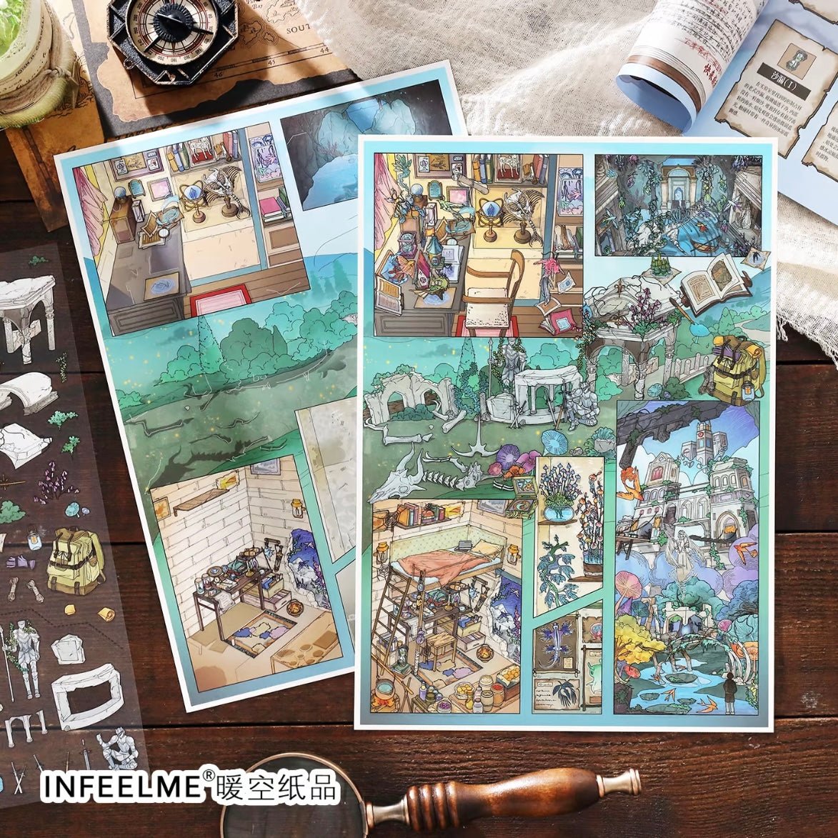 Infeel.me Vol. 40 Castle Heist Mystery of Another World - L - JoyJollyCrafts