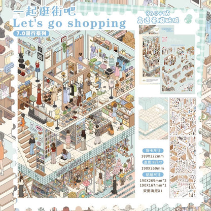 INK ISLE Vol. 7 Let's Soak Together Let's Go Hiking Let's Go Shopping Let's Get Beautiful - L - JoyJollyCrafts