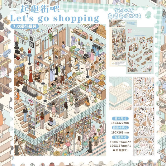 INK ISLE Vol. 7 Let's Soak Together Let's Go Hiking Let's Go Shopping Let's Get Beautiful - L - JoyJollyCrafts