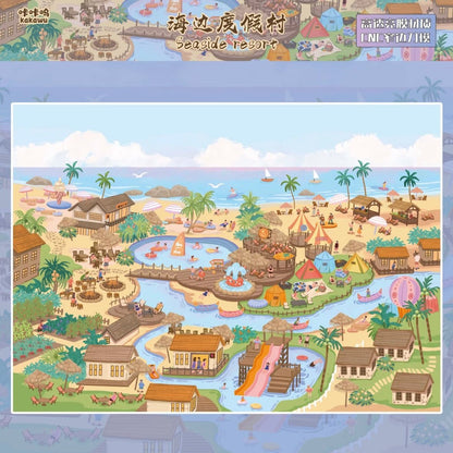 KaKaWu Vol. 39 My Travel Diary Autumn Harvest Countryside Seaside Resort Love in Progress Four Seasons Cottage - XL - JoyJollyCrafts