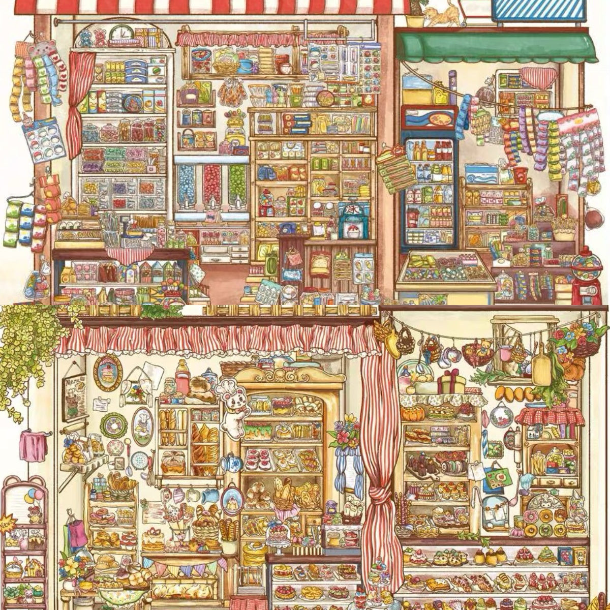 Vol. 32 Vintage Snack Shop Dessert Bakery - L