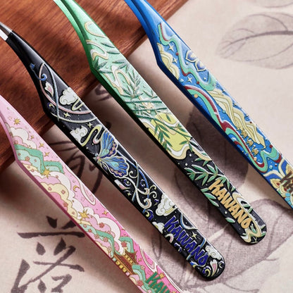 Kawano Dolphin-style tweezers Cloud Cherry Pavilion / Butterfly in the Clouds / Treasure Pavilion - JoyJollyCrafts