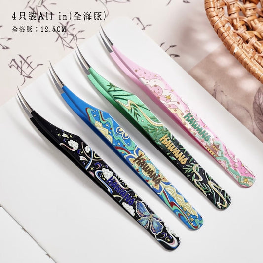 Kawano Dolphin-style tweezers Cloud Cherry Pavilion / Butterfly in the Clouds / Treasure Pavilion - JoyJollyCrafts