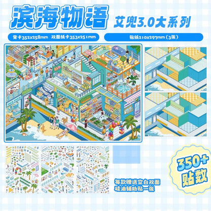 Large Series Vol. 3 Japanese-Style Cottage Seaside Tales Visitors from the Western Regions - XL - JoyJollyCrafts