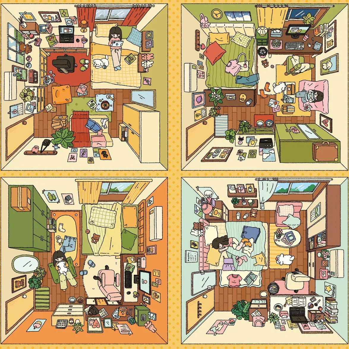 Large Vol. 28 Warm & Healing Series Beautiful Childhood Memories Six Years of My Room - L - JoyJollyCrafts