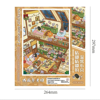Large Vol. 30 Loft Apartment Series Cozy Bubbling Nest Fluffy Christmas Party - L - JoyJollyCrafts