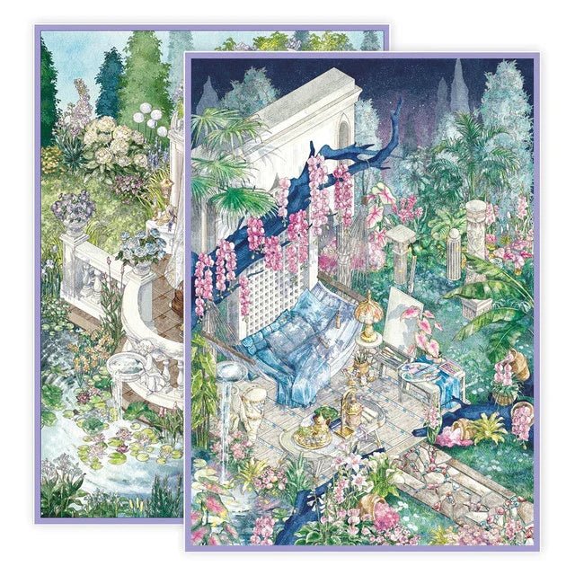 Large Vol. 39 Wisteria Courtyard Orchid Creek - L - JoyJollyCrafts