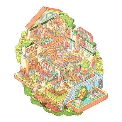 Large Vol. 5 Carrot Factory Chocolate Factory - M - JoyJollyCrafts