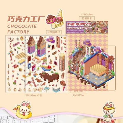 Large Vol. 5 Carrot Factory Chocolate Factory - M - JoyJollyCrafts