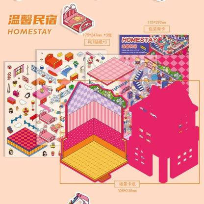 Large Vol. 6 Cozy Guesthouse Art School - XL - JoyJollyCrafts