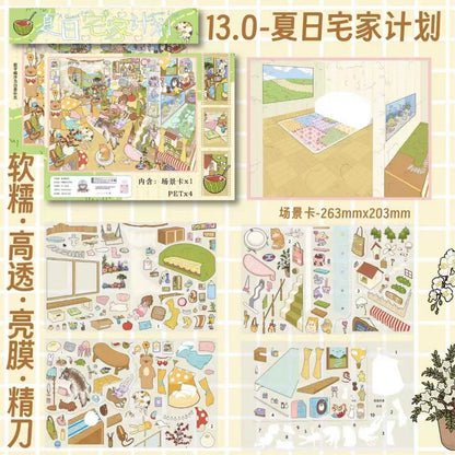 Lemon Drops Vol. 13 Corner Diary / Summer Stay-at-Home Plan / Green Field Workshop - L - JoyJollyCrafts