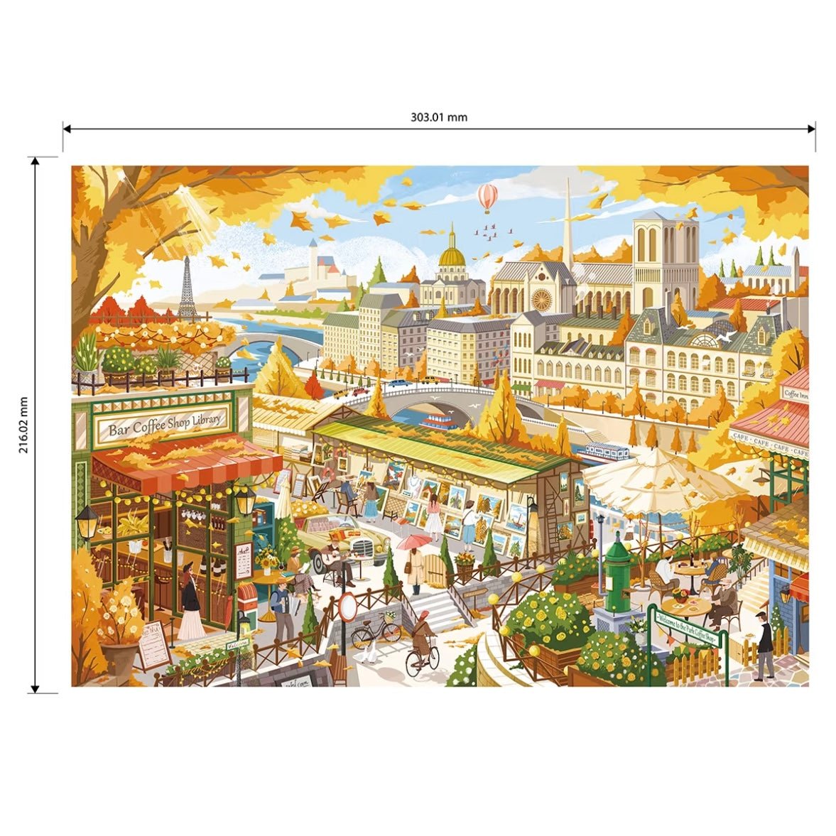 Lingmo Vol. 1 An Autumn Afternoon by the Seine / The Hidden Realm of Kythera - L - JoyJollyCrafts