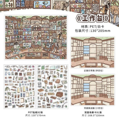 Little Corner Vol. 13 Time Corridor Baking Kitchen Workbench Dressing Room - M - JoyJollyCrafts