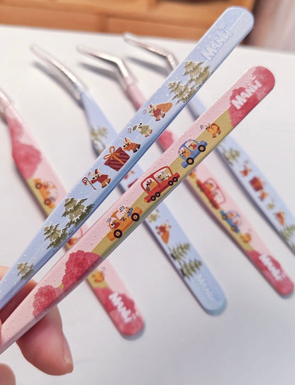 Manlishe 1.0 Tweezers Spring Outing – Straight Tweezers / Winter Journey – Straight Tweezers - JoyJollyCrafts