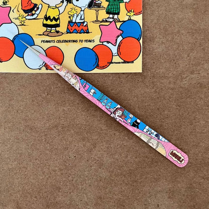 Manlishe Tweezers Vol. 2 Red Angled Tip Tweezers / Yellow Angled Tip Tweezers - JoyJollyCrafts