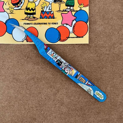 Manlishe Tweezers Vol. 2 Red Angled Tip Tweezers / Yellow Angled Tip Tweezers - JoyJollyCrafts
