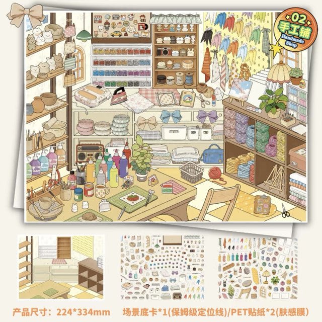 Merch Store Stationery Shop Handcraft Shop Apparel Shop Snack Shop - XL - JoyJollyCrafts