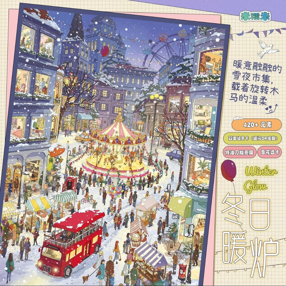 DIY miniature Scene Sticker YanYou YanYou 1.0 Oil Painting Style Epoxy ...