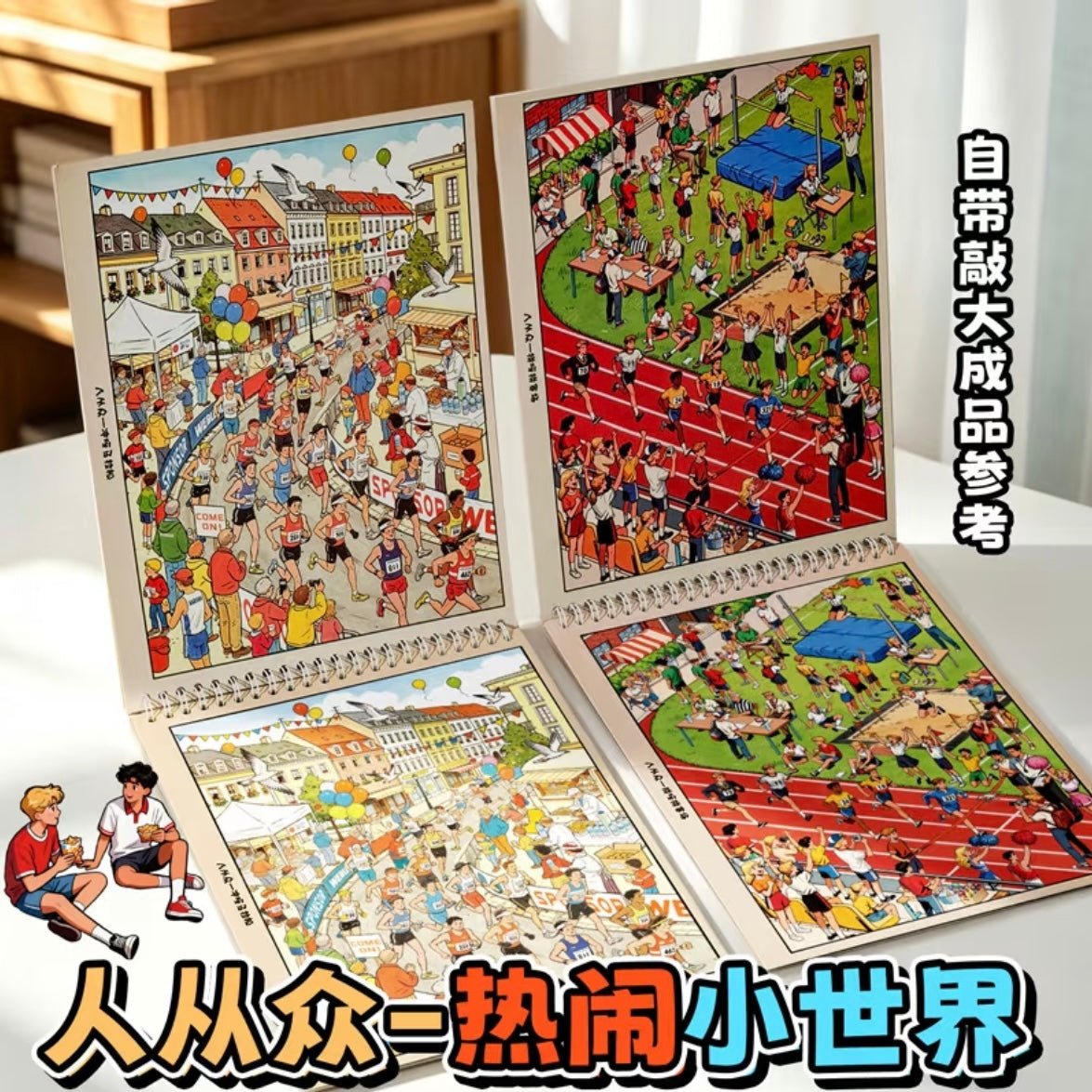 People Everywhere Bustling Little World Vol. 3 - L - JoyJollyCrafts