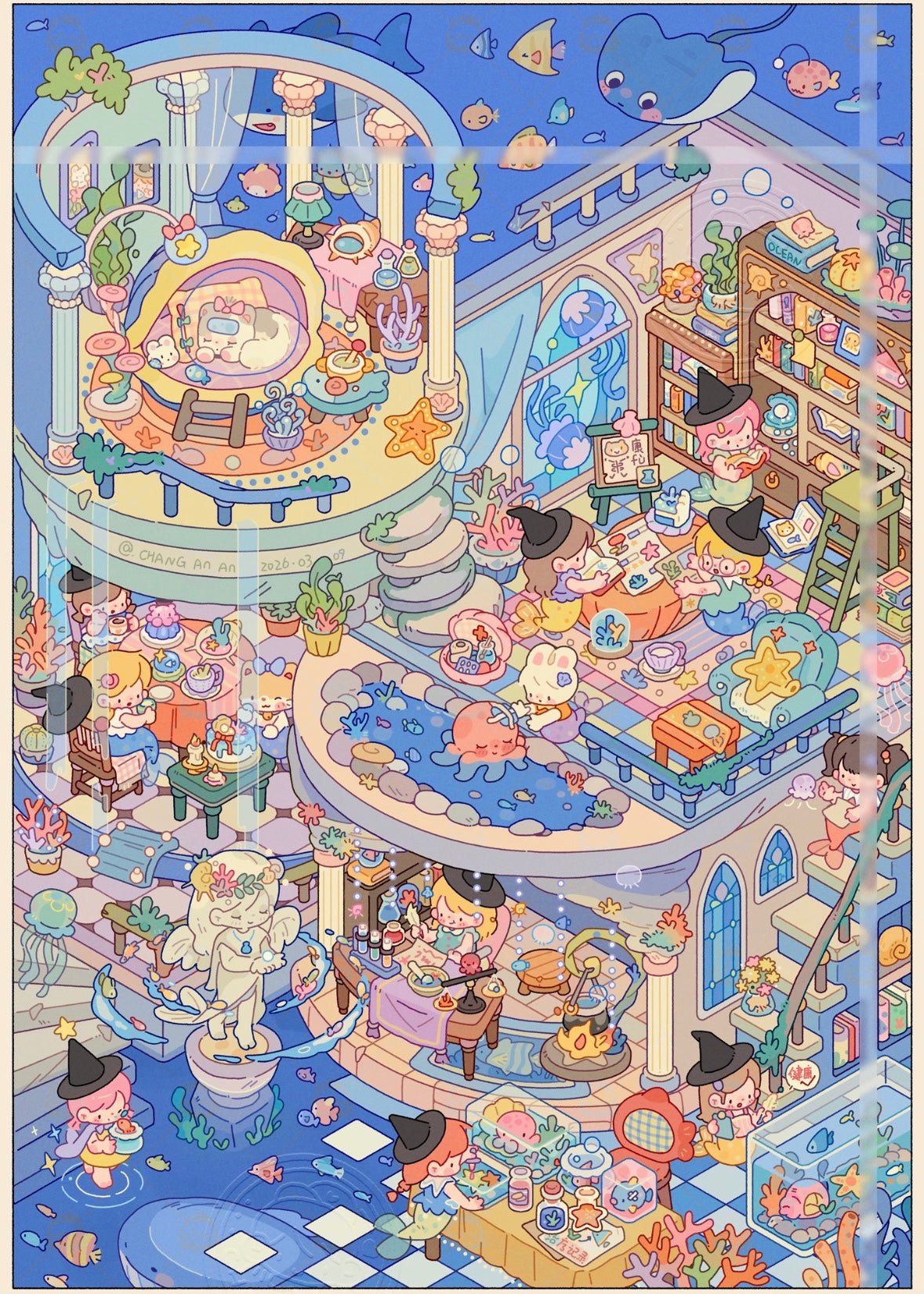 Polaris Vol. 2 Deep-Sea Healing Room / Angel's Bathhouse - L - JoyJollyCrafts