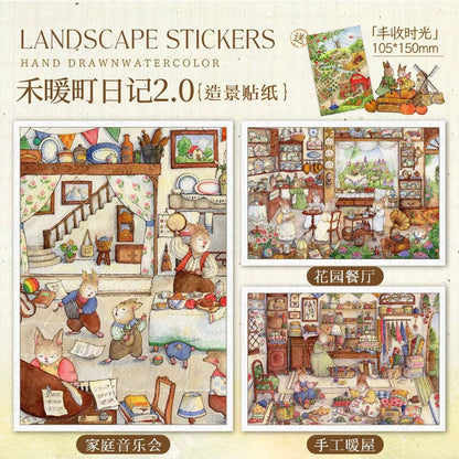 Puppy Vacation Vol. 2 Henuan-cho Diary Garden Restaurant Handmade Cozy House Family Concert - M - JoyJollyCrafts