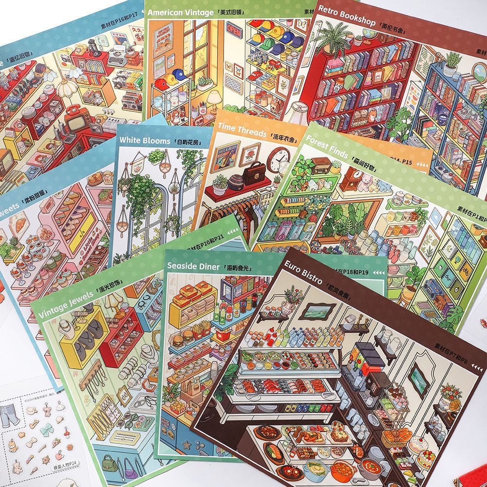Qigongzhu and Wonder Shops Collection Book - M - JoyJollyCrafts