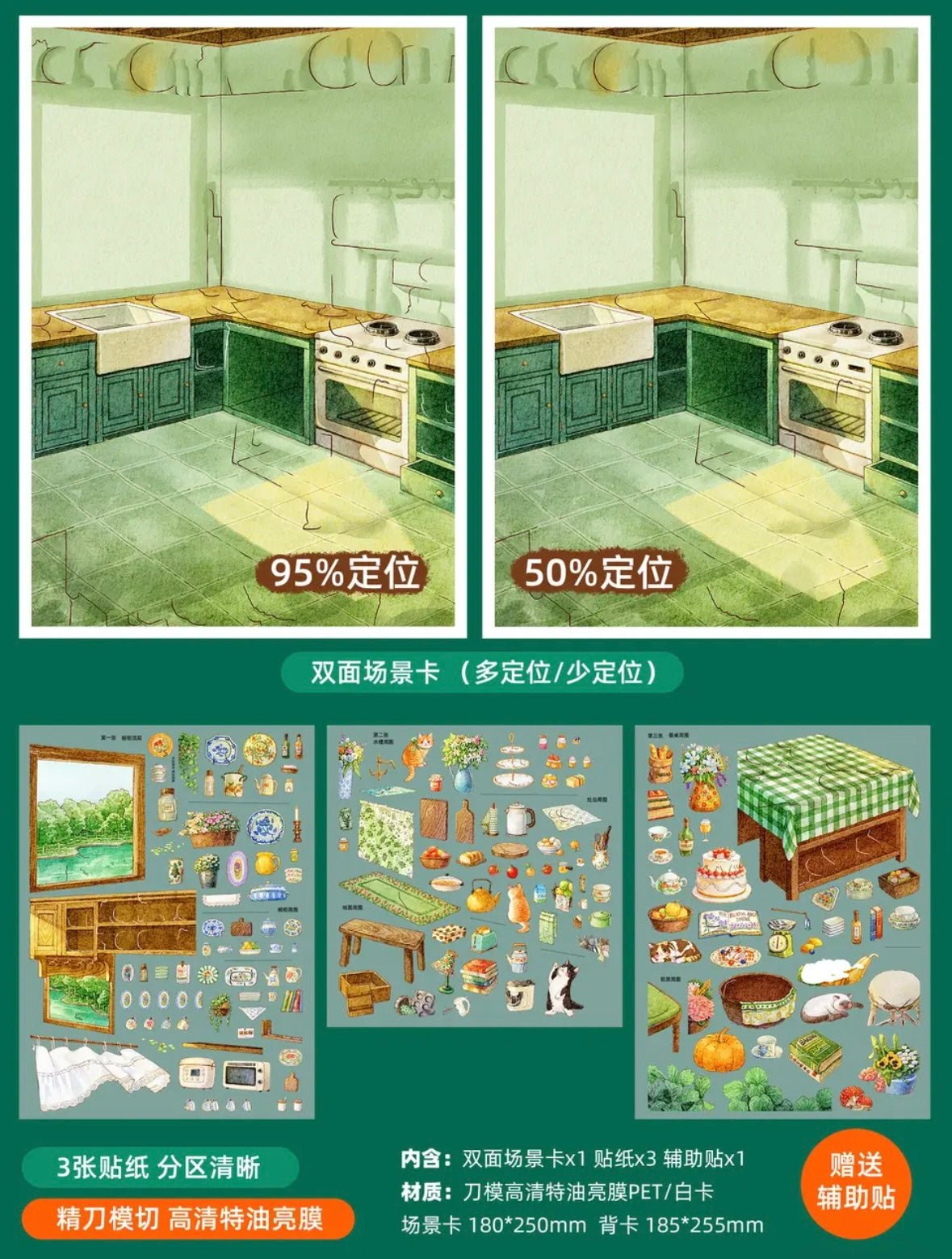 SEABOKE Vol. 3 Cat Owner's Diary / Exploring Floating Town / Lakeside Kitchen - L - JoyJollyCrafts