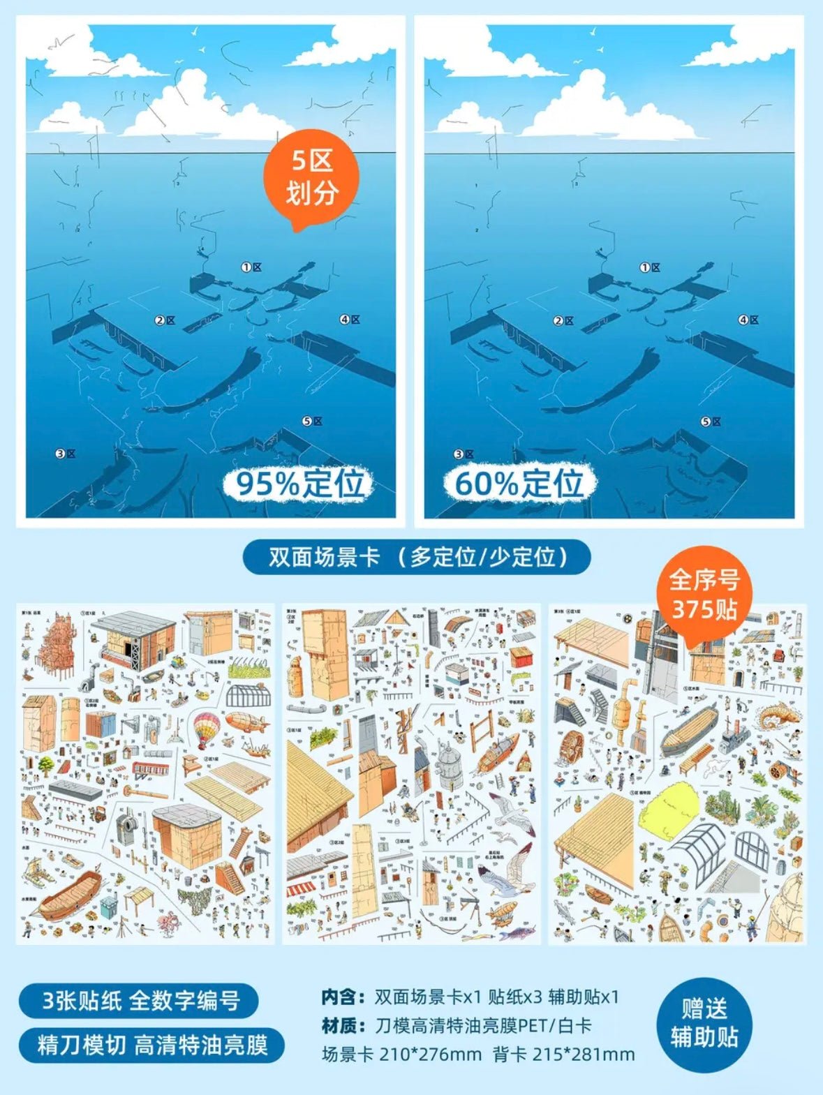 SEABOKE Vol. 3 Cat Owner's Diary / Exploring Floating Town / Lakeside Kitchen - L - JoyJollyCrafts
