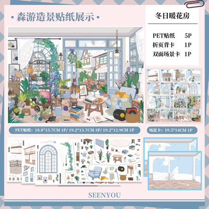 senyou Vol. 16 A Warm Winter Greenhouse Plant Observation Room - M - JoyJollyCrafts