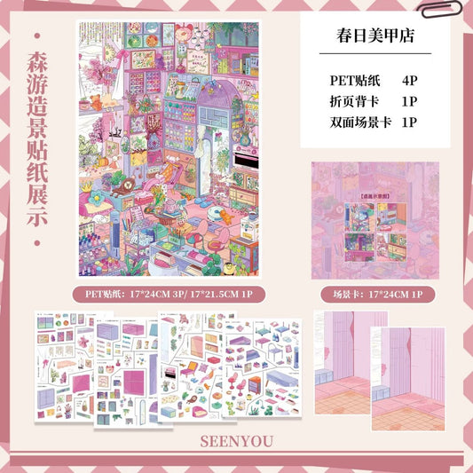 senyou Vol. 48 Springtime Nail Salon - L - JoyJollyCrafts