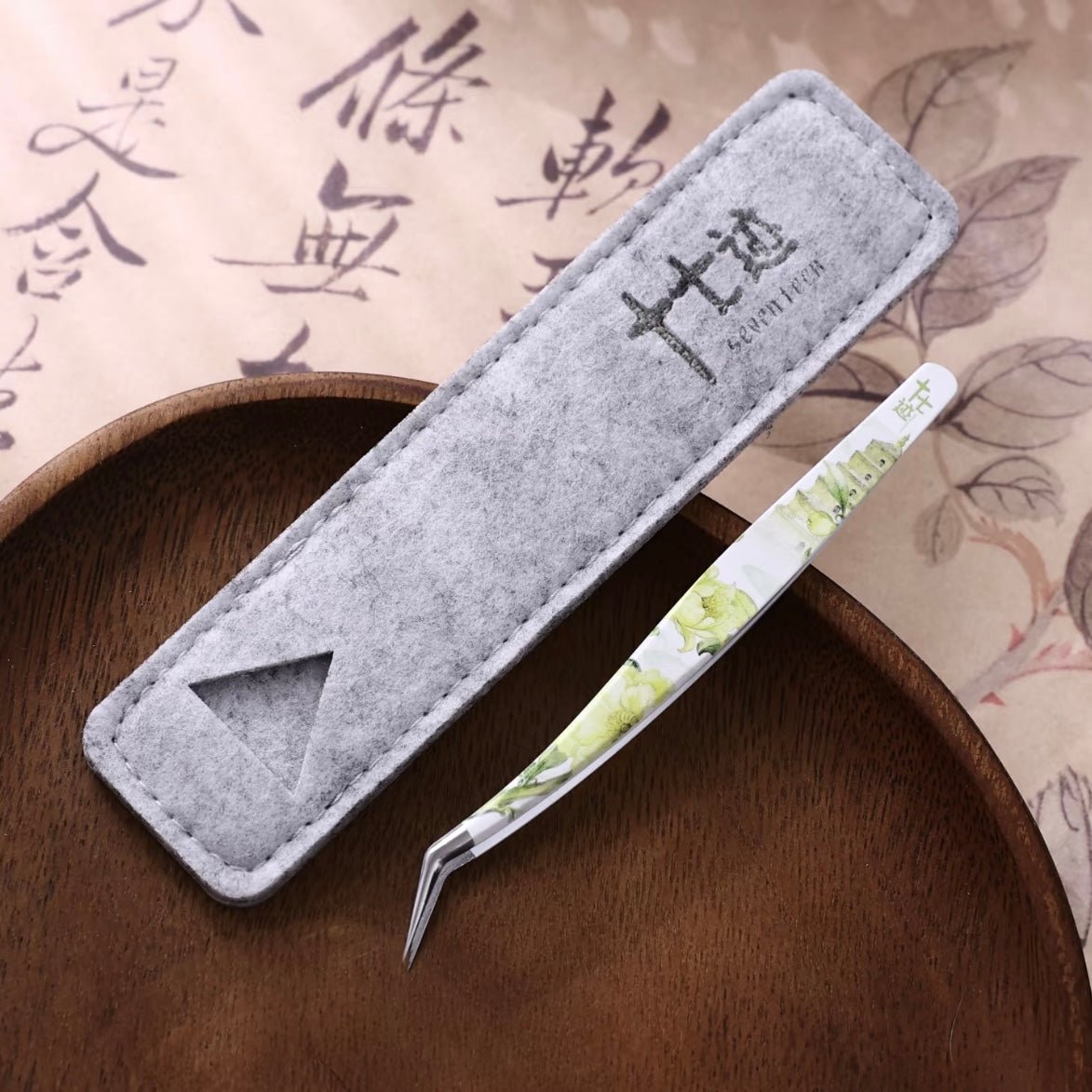 Seventeen 2.0 Four Great Ancient Capitals Tweezers Chang'an - Golden Feather Tweezers Yanjing - Golden Feather Tweezers Indigo-Dolphin Tweezers Luoyang - Dolphin Tweezers - JoyJollyCrafts