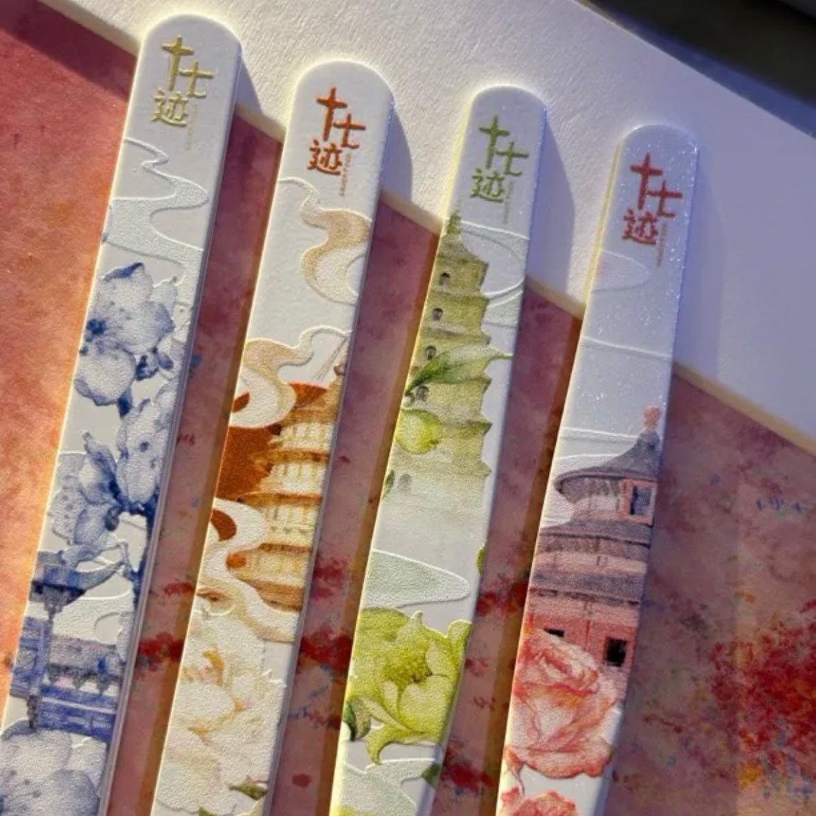 Seventeen 2.0 Four Great Ancient Capitals Tweezers Chang'an - Golden Feather Tweezers Yanjing - Golden Feather Tweezers Indigo-Dolphin Tweezers Luoyang - Dolphin Tweezers - JoyJollyCrafts