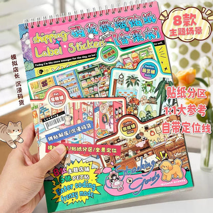 Shelf Stocking Miniature Sticker Collection Book Shelf Stocking Collection Book - L - JoyJollyCrafts