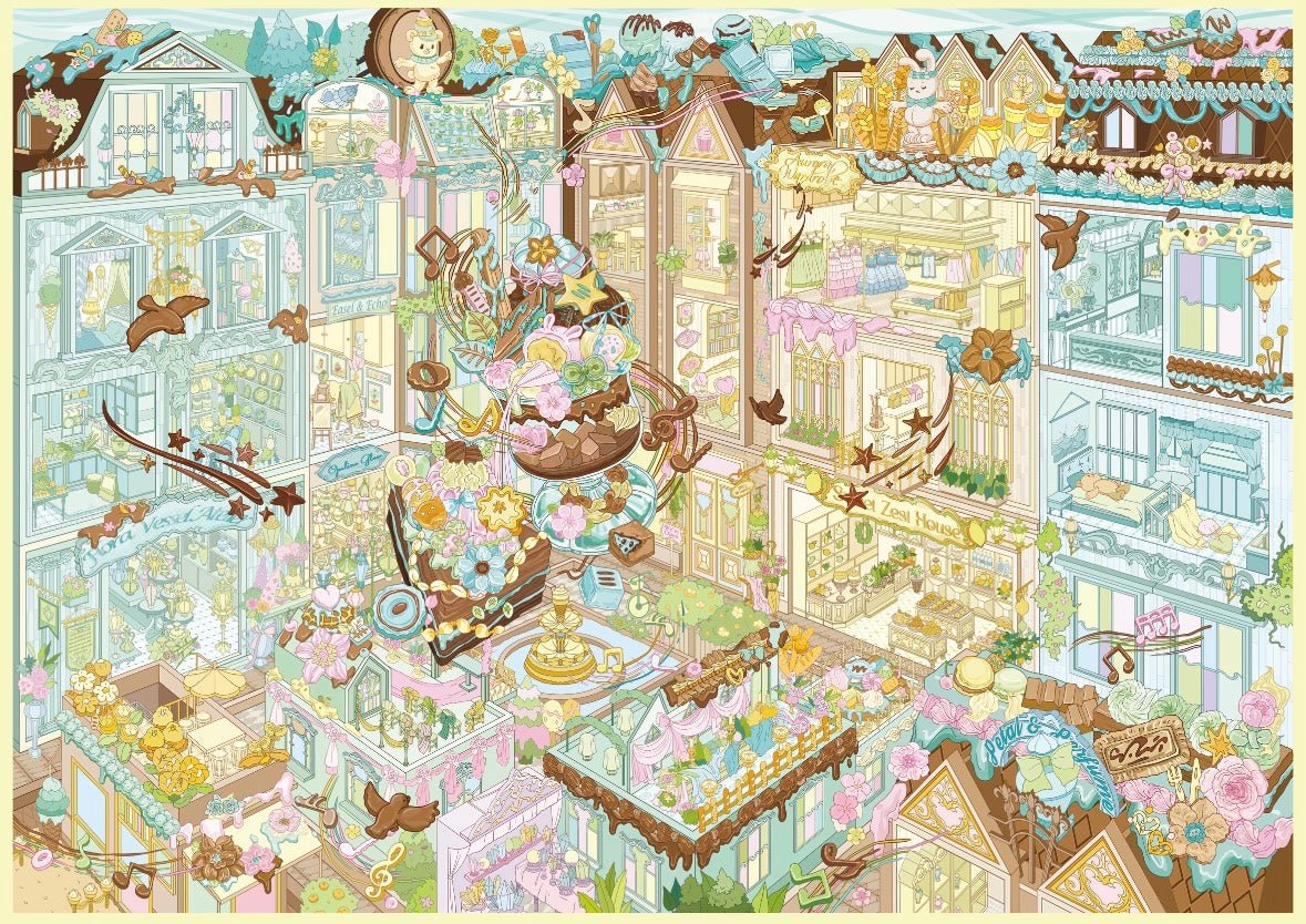 SHINING STAR Vol. 10 Mint Chocolate Sundae Town / Rainbow Candy Forest - XL - JoyJollyCrafts