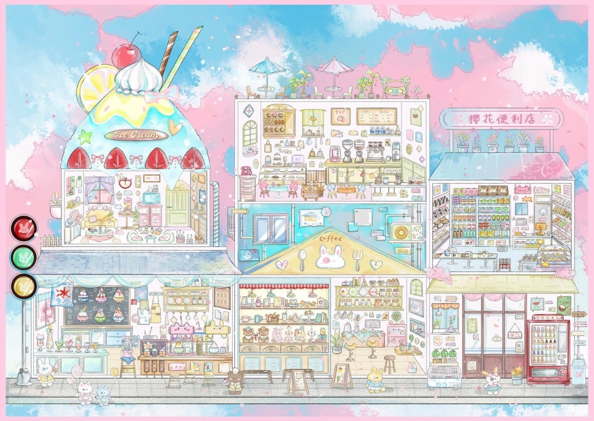 SHINING STAR Vol. 10 Mint Chocolate Sundae Town / Rainbow Candy Forest - XL - JoyJollyCrafts