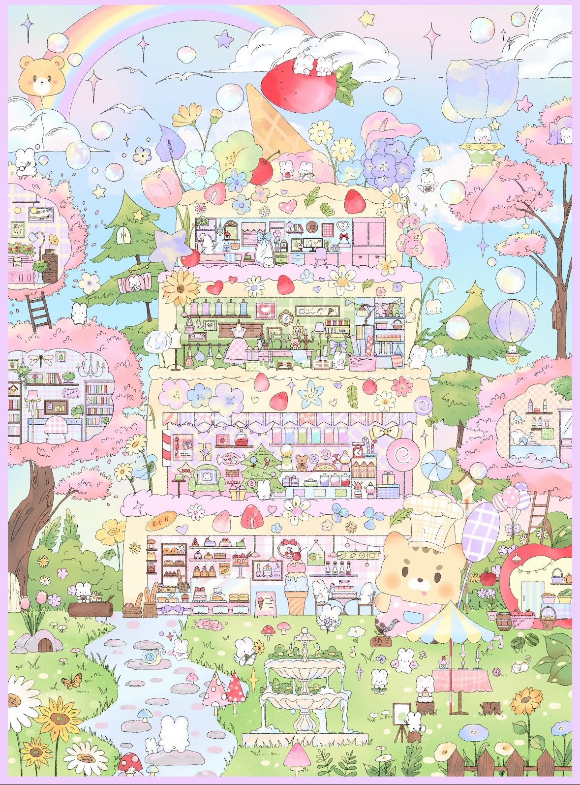 SHINING STAR Vol. 10 Mint Chocolate Sundae Town / Rainbow Candy Forest - XL - JoyJollyCrafts