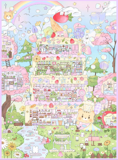 SHINING STAR Vol. 10 Mint Chocolate Sundae Town / Rainbow Candy Forest - XL - JoyJollyCrafts