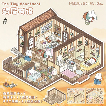 Shop Series The Tiny Apartment Leisurely Cottage Kindergarden Pine Forest Bookstore - M - JoyJollyCrafts