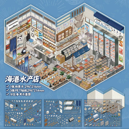 Shop Series Vol. 5 Seafood Market Flower Shop - L - JoyJollyCrafts