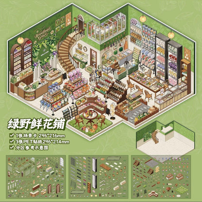 Shop Series Vol. 5 Seafood Market Flower Shop - L - JoyJollyCrafts