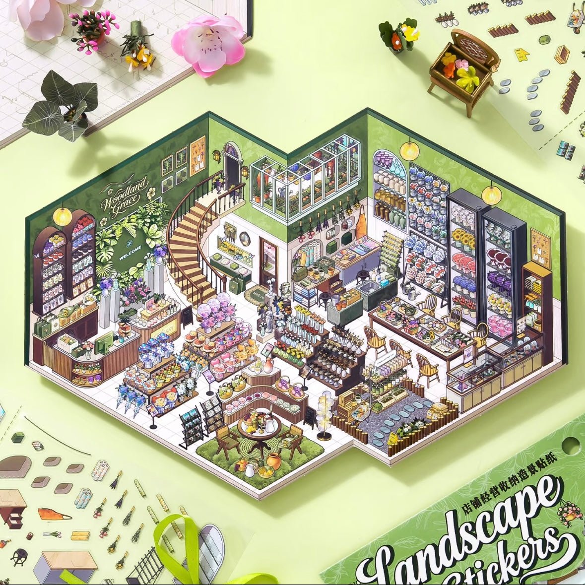 Shop Series Vol. 5 Seafood Market Flower Shop - L - JoyJollyCrafts