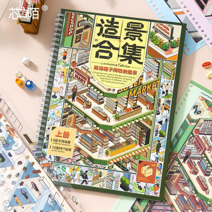 Shopping Mall Cubicles Collection Book Volume 1 Volume 2 - L - JoyJollyCrafts