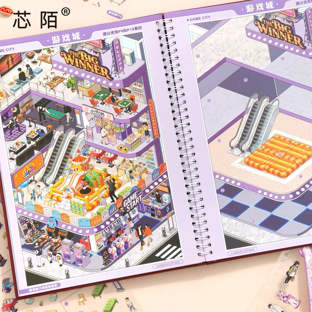 Shopping Mall Cubicles Collection Book Volume 1 Volume 2 - L - JoyJollyCrafts