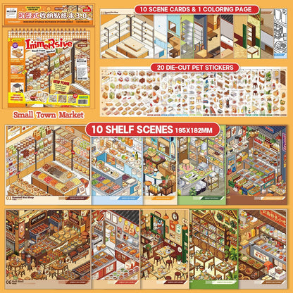 SIMNO Collection Book Small City Market - M - JoyJollyCrafts