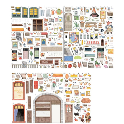 SKYISLE Vol. 16 Fairy Tale Town / Animal Apartment / Red Tea Cup House / Mayor Election - L - JoyJollyCrafts