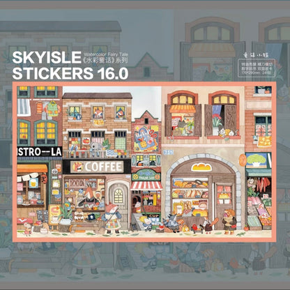 SKYISLE Vol. 16 Fairy Tale Town / Animal Apartment / Red Tea Cup House / Mayor Election - L - JoyJollyCrafts