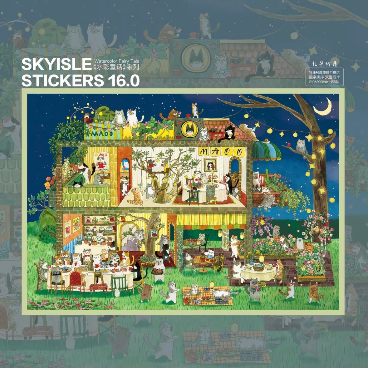 SKYISLE Vol. 16 Fairy Tale Town / Animal Apartment / Red Tea Cup House / Mayor Election - L - JoyJollyCrafts