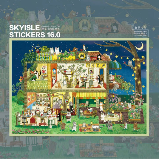 SKYISLE Vol. 16 Fairy Tale Town / Animal Apartment / Red Tea Cup House / Mayor Election - L - JoyJollyCrafts